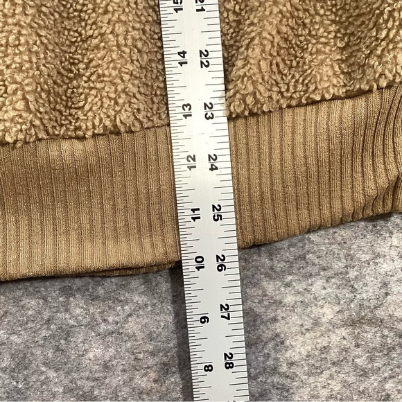 A New Day Teddy Bear Crewneck Pullover, Tan Color - Size XL Cozy Lightweight - Picture 6 of 10